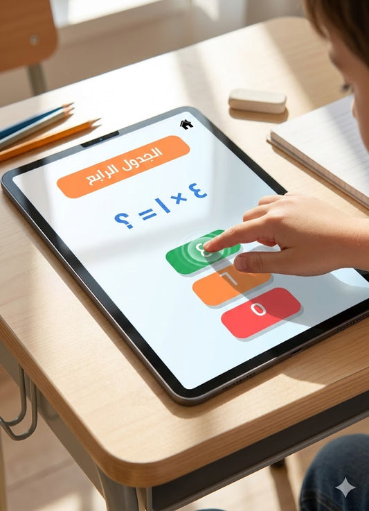 تحدي جدول الضرب – المستوى الثاني | جداول 4–5–6 + اختبار ذاتي 15 سؤال