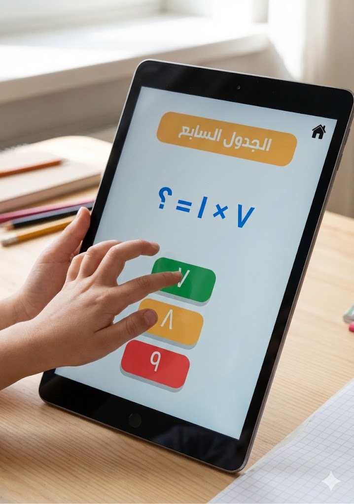 تحدي جدول الضرب – المستوى الثالث | جداول 7–8–9 + اختبار 15 سؤال