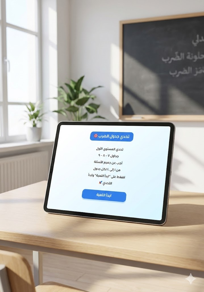 باقة تحدي جدول الضرب القابلة للتعديل | اربع مستويات + اختبارات تفاعلية (نسخة قابلة للتخصيص)
