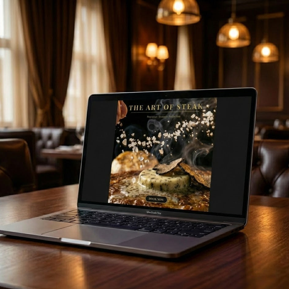 Luxury Steakhouse Instagram Content Kit (10 Editable Canva Templates)باقة تصاميم إنستغرام فاخرة لمطاعم الستيك | قوالب Canva قابلة للتعديل لزيادة الحجوزات